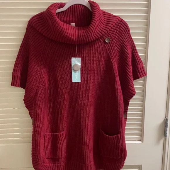 Coldwater Creek Sweaters New Coldwater Creek Cranberry Red